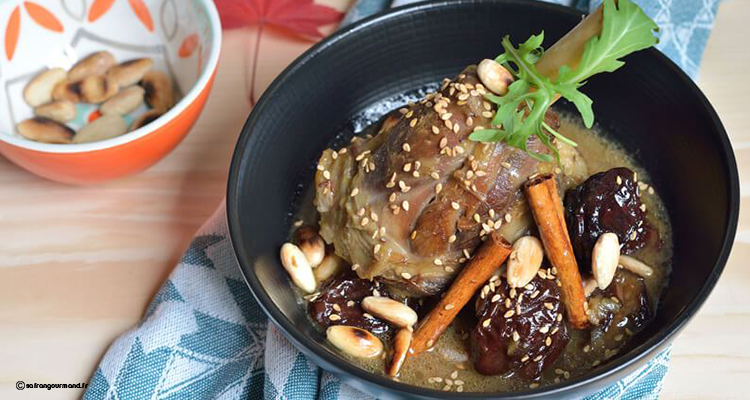 لحم علوش في الفور على الطريقة المغربية