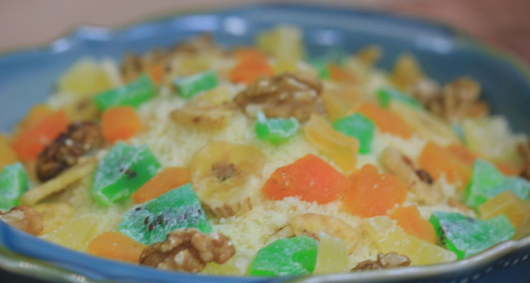 مسفوف بالغلال المجفّفة