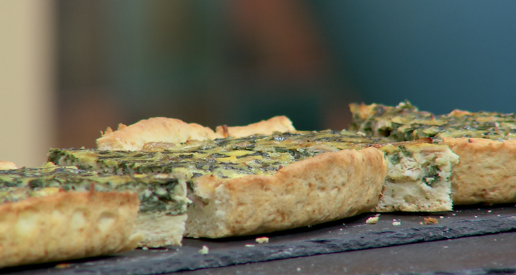 كيش بالسّبانخ