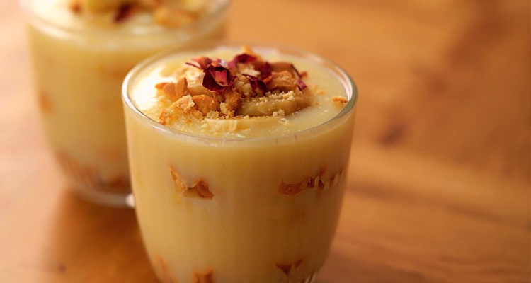 كريمة بالبشكوطو والموز