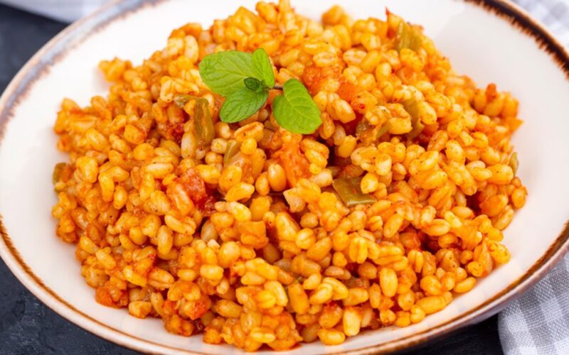 برغل ببندورة