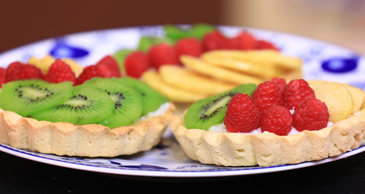 ترتلات بالغلال الطازجة