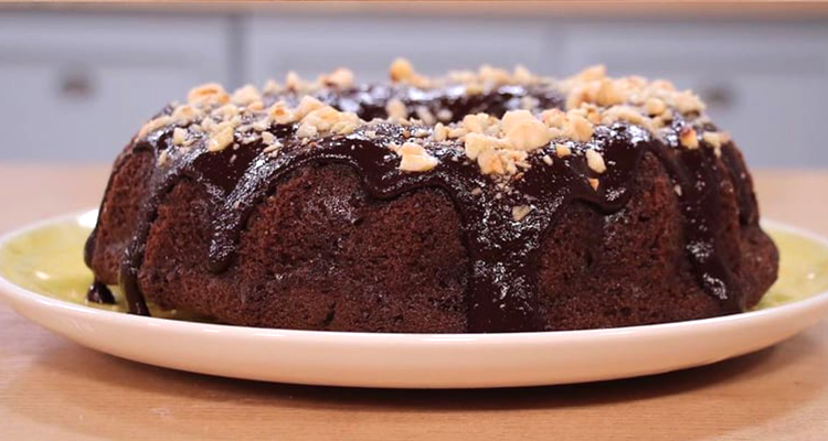 قالب كايك مع ياغورت الشوكولاتة