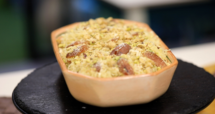 نجارة بالفواكه الجافّة للتحلية