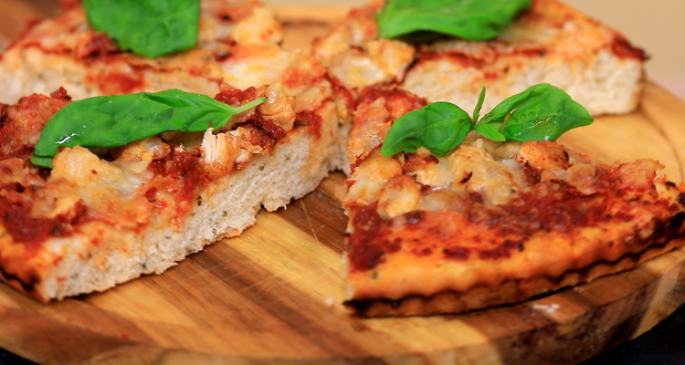 بيتزا بالدجاج