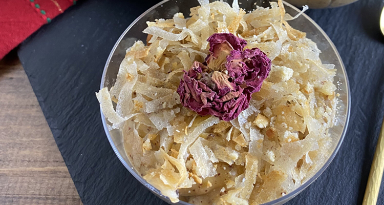 كؤوس كريمة اللوز بالملسوقة