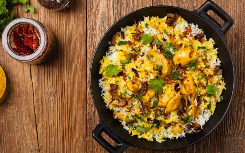 برياني دجاج بالروب