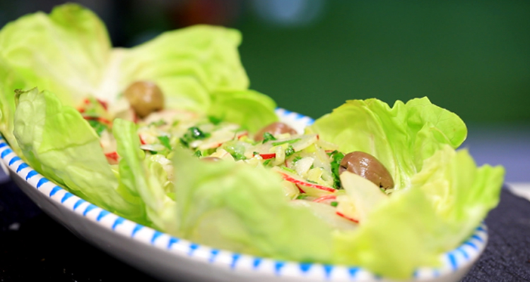 سلطة فجل بالموتارد