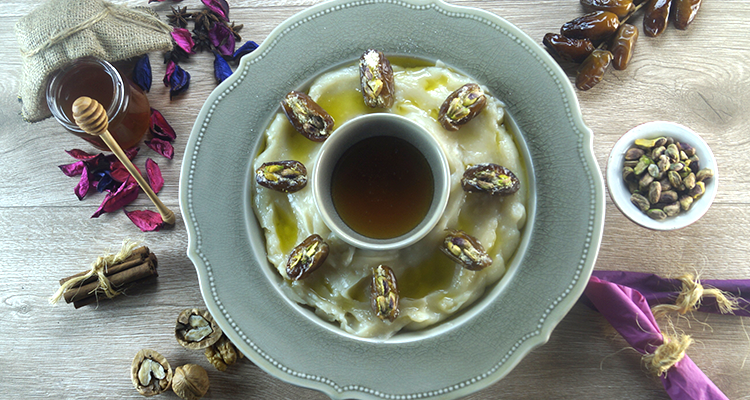 عصيدة فرينة بيضة (عصيدة عربي )