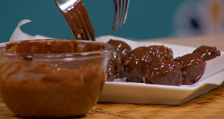 كرات شكلاطة بالبوفريوة