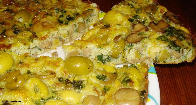 معقودة بالشامبينيون