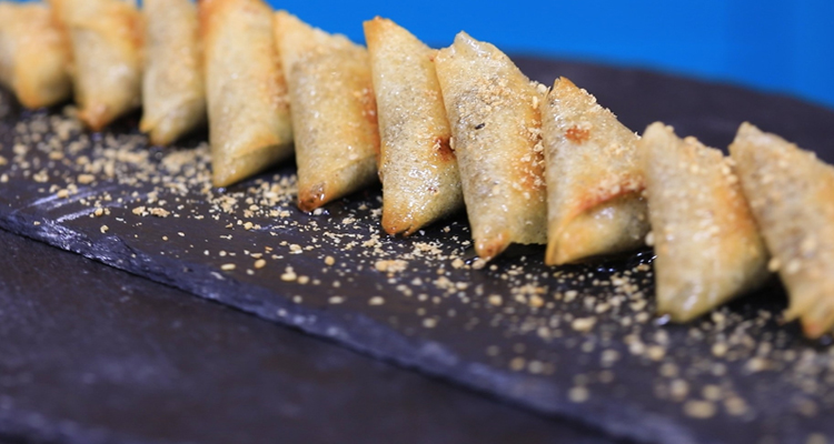 صمصة بالفواكه الجافة للتحلية