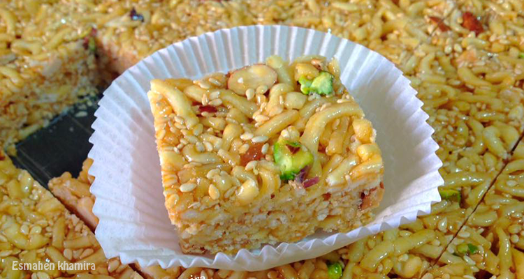 حلويات المعشعش التونسي دون فرن