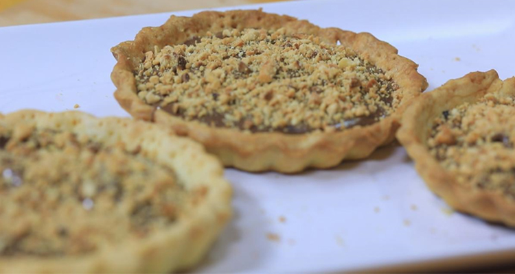 تارتلات بالشكلاطة والبوفريوة