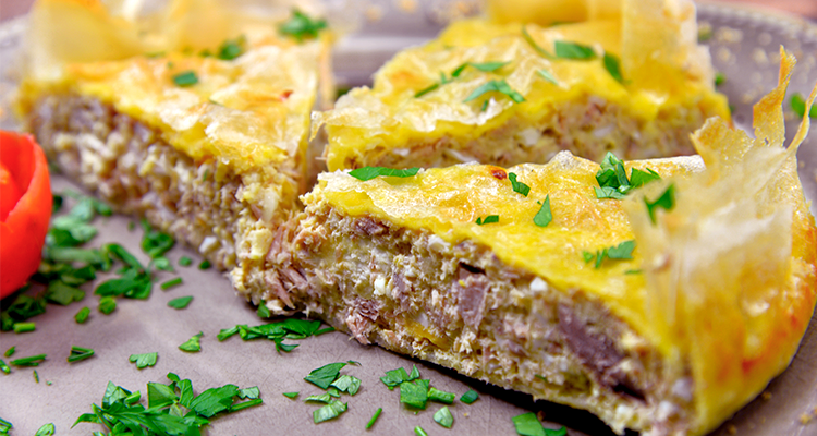 طاجين ملسوقة تونسي بالتونة