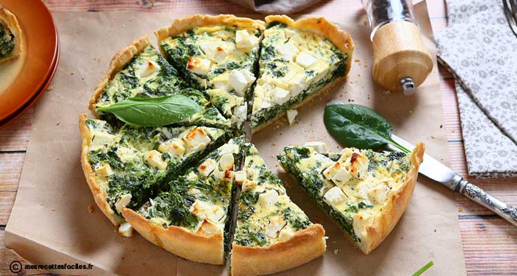 تارت بالسبانخ و الريكوتا