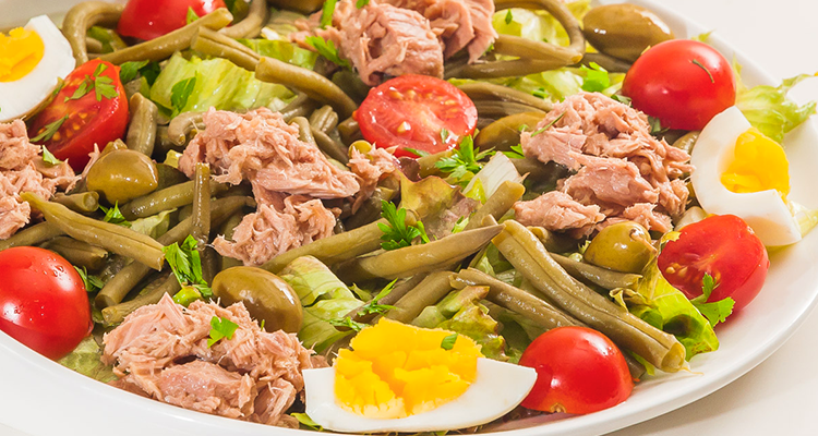 سلطة لوبيا خضراء