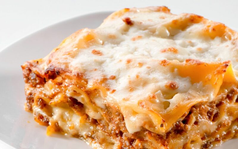 مكرونة لازانيا بدون سلق