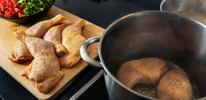 مشخول الدجاج بطريقة سهلة وشهية