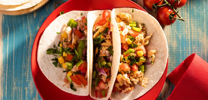 تاكو دجاج سهل وسريع