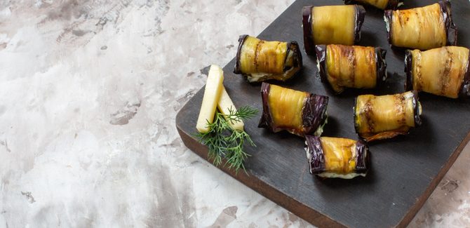 لفائف الباذنجان