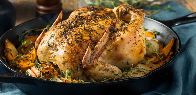دجاج محشي على سفرة رمضان…فخامة الطعم في طبق واحد
