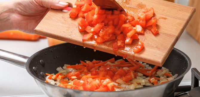 صحن شكشوكة لذيذ