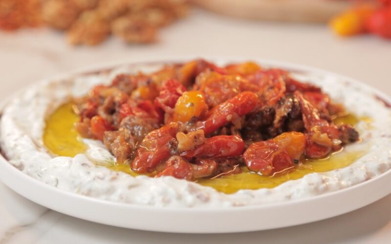 تغميسة اللبنة الشهية