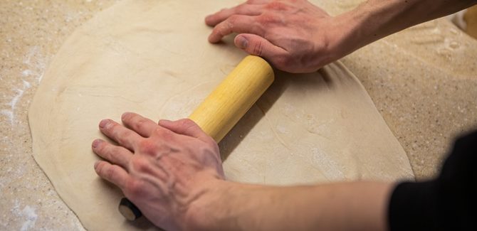 فطيرة الجبن بالزعتر