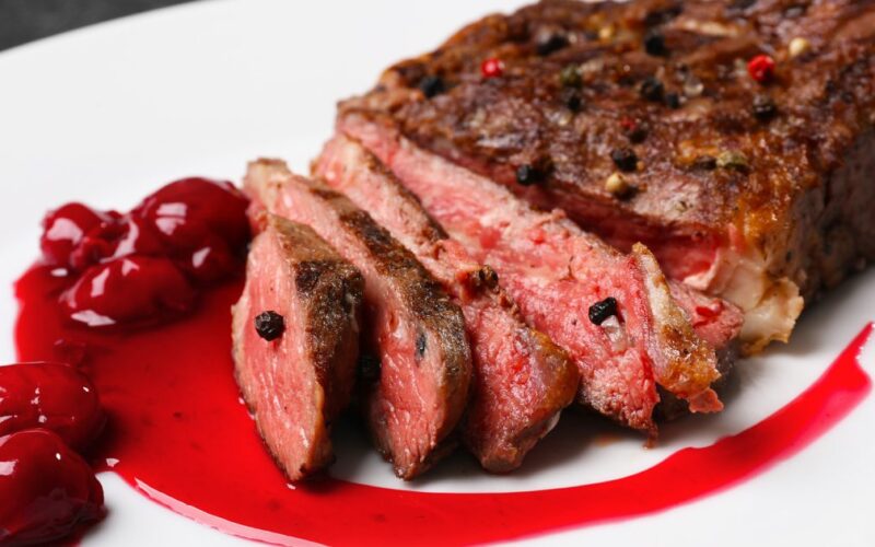 لحمة بكرز على الطريقة الحلبية