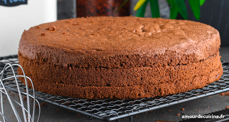 جينواز بالشوكولاتة إسفنجية وسهلة