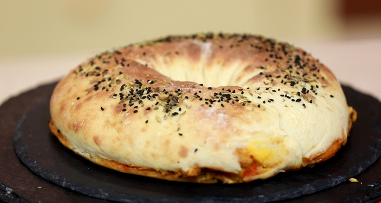 خبزة محشوة بالاسكالوب