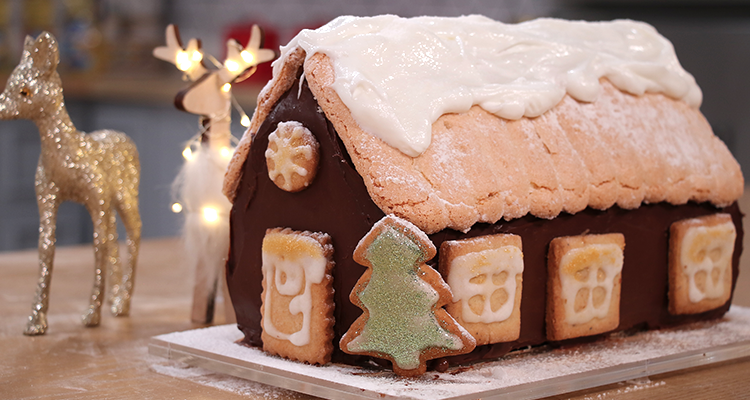 كيفيّة تحضير قالب مرطبات على شكل منزل