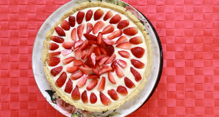 تارت بالفراولة