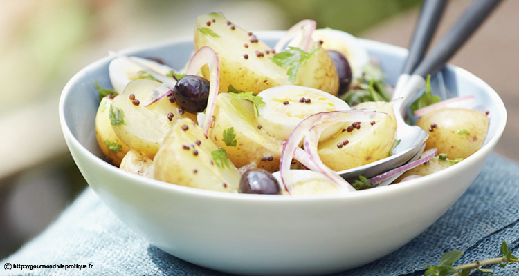 سلاطة بطاطا وعظم