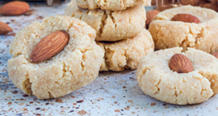 حلويات الفرشك باللوز سريعة التحضير