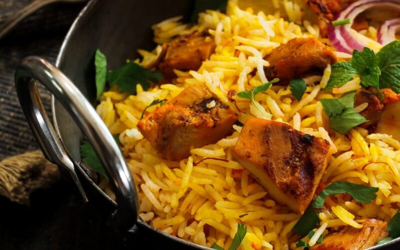 مقلوبة البرياني