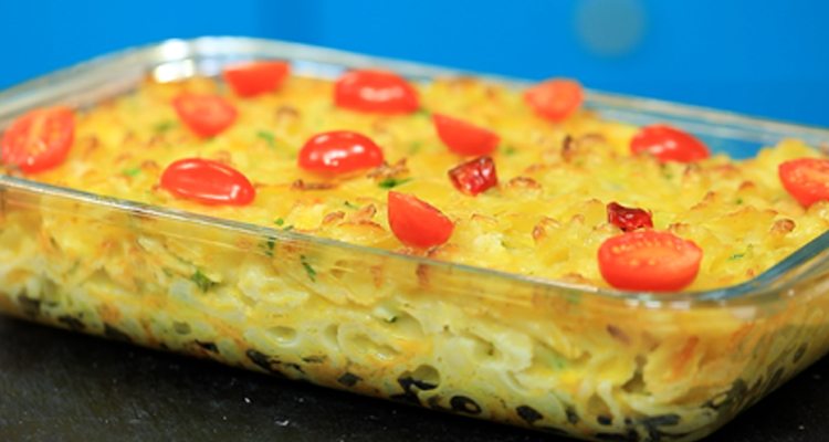 طاجين مقرونة بالفلفل برلعبيد