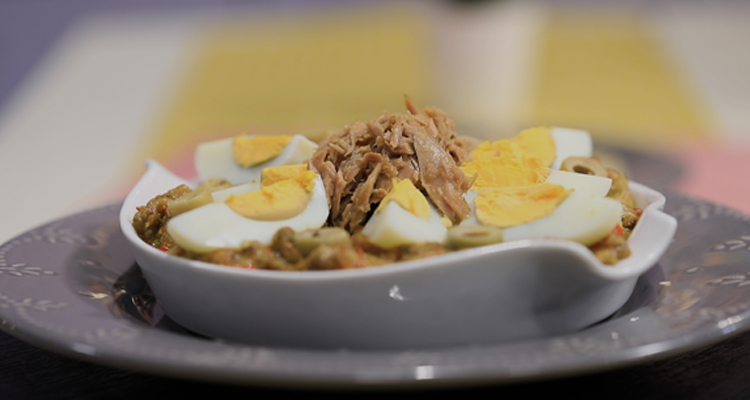 سلطة مشوية بالباذنجان