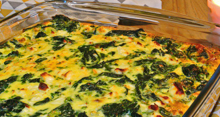 طاجين سبانخ بمكونات بسيطة