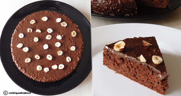 كيك بالكاكاو والقهوة دون بيض