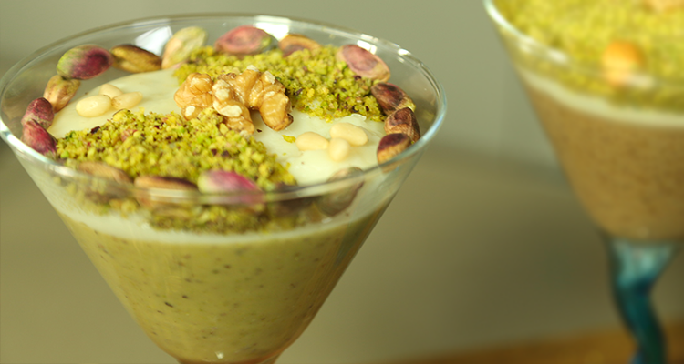 عصيدة الفستق