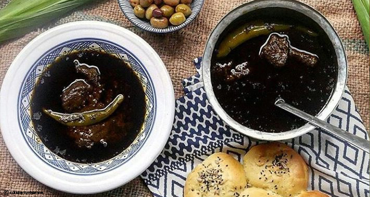 ملوخية بلحم العجل