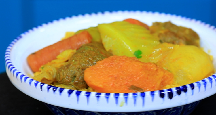 كسكسي مغربي باللحم البقري