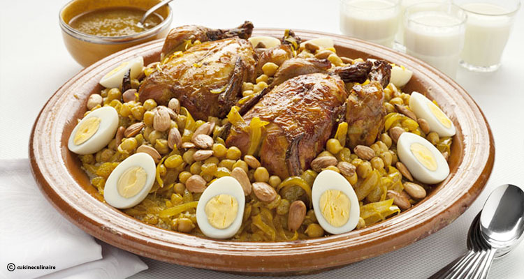 رفيسة بالدّجاج على الطريقة المغربية