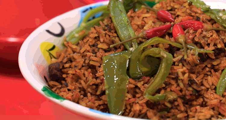 أرز جربي باللحم والكبد