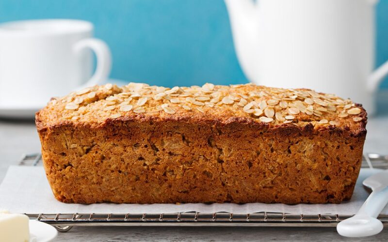 كيكة الشوفان بالزبادي