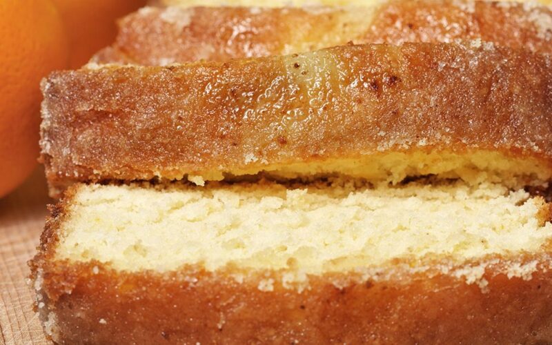 كيك بالبرتقال والحليب