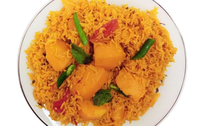 رز بالتونه والبطاطس